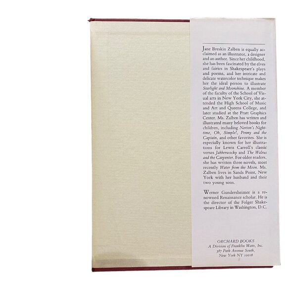 William Shakespeare Starlight & Moonshine Poetry of the Supernatural Hardcover - Picture 3 of 14